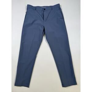 Banana Republic Mens Performance Pants Blue 36x30 Stretch Slim Fit